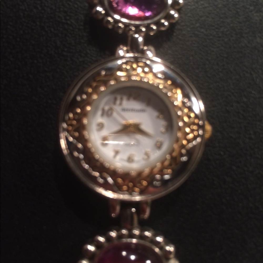 quartz attitude AX108 stainless steel back watch